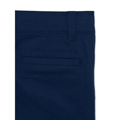 Wonder Nation Boys School Uniform Flat Front Twill Pants 10 Navy
