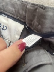 Izod Youth Uniform Pants Size 20 Gray