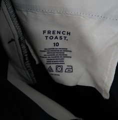 French Toast Boys Relaxed Fit Navy School Uniform Pants Size 10 NWT