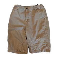 Childrens Place Khaki Uniform Shorts Boys 16 Adjustable Waist