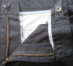 LANDS END Black Plain School Uniforms Chino Pants Boys 14 Inseam 27″ NEW