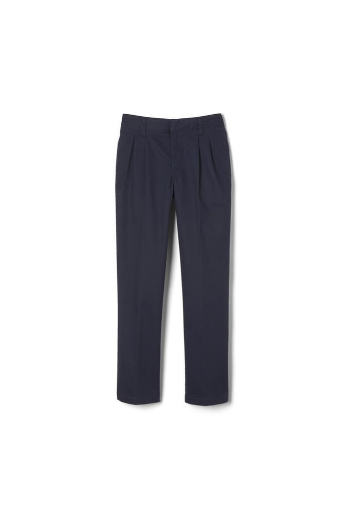 School Apparel A+, Boy’s Husky Pleated Front Pants, NWT, Navy, Style# 7022H