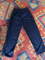 Lee School Boys Navy Blue Uniform Pleated Pants Size 12