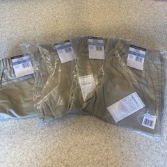 NWT! 4 Pair Of Boys French Toast Khaki Uniform Shorts 10 Husky