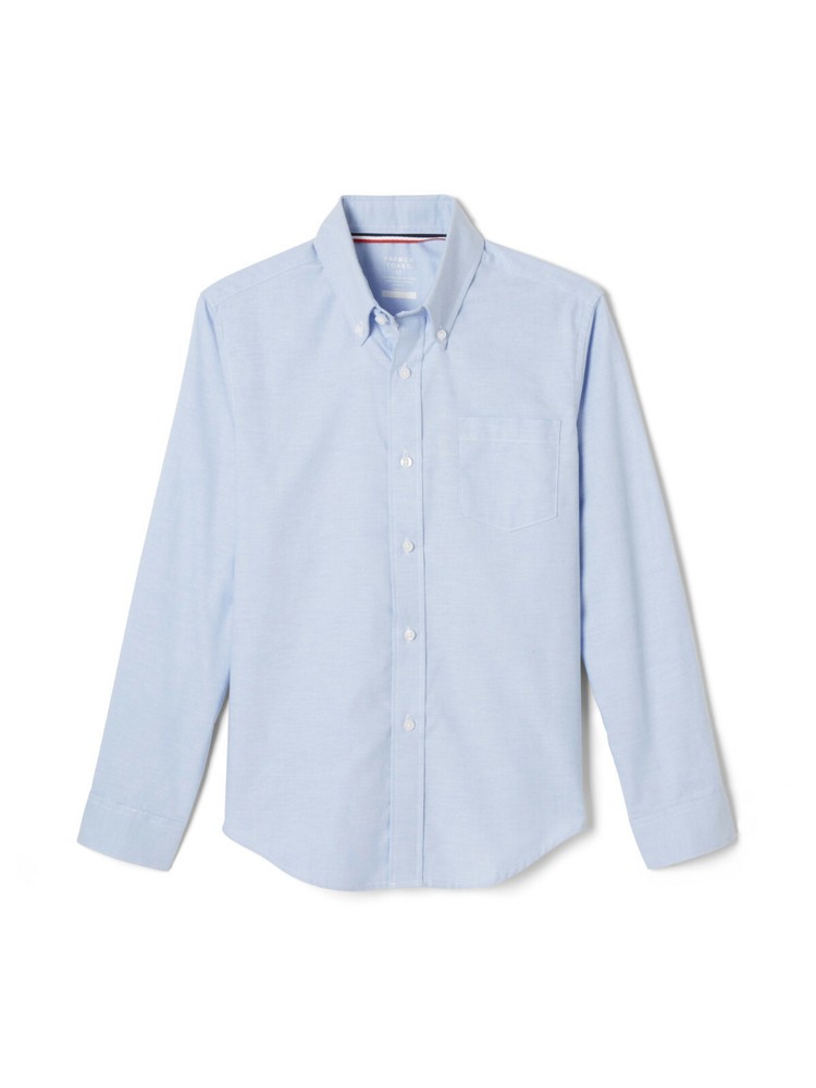 French Toast Boys School Uniform Long Sleeve Oxford Shirt