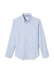 French Toast Boys School Uniform Long Sleeve Oxford Shirt