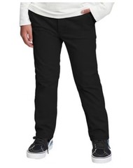 Authentic School Uniform Boy’s Black Stretch Lasting Fit & Comfort Pants Size 4