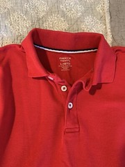 French Toast Boys Size 10/12 School Uniform Polo Shirts Long Sleeve, 3 Shirts