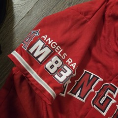 Los Angeles Angels Mike Trout 27 Angels Radio AM 830 Jersey Size Youth XL