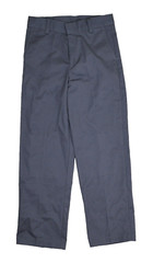 George Boys School Uniform Flat Front Straight Pants Adjusted Waist Gray Size 8