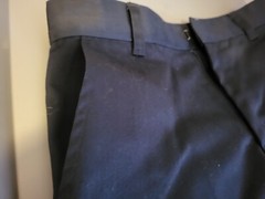 Boy Shorts School Slim Type Size 10 School Uniform Adj. Waist Dark Blue NWT