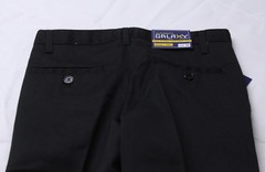Galaxy By Harvic Boy’s Slim Fit School Uniform Chino Pants EH6 Black Size 8 NWT