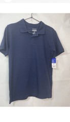 George Boys Navy Blue XL 14 -16 Short Sleeve Polo Uniform Shirt