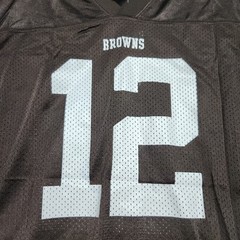 Nfl Colt Mccoy 12 Cleveland Browns Youth L Jersey Nylon Brown 151