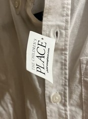 The Children’s Place Boy’s Uniform Button Up, White, XXL (16), 889705335088