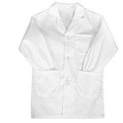 Kids Lab Coat Science Scientist Role Play Costume Children’s White