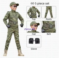 Children’s Spring Autumn Camouflage Suit Special Forces Tactic Training Uniform