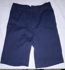 Galaxy Boys School Uniform Shorts Navy Twill Size 6 Pockets Button Adjustable