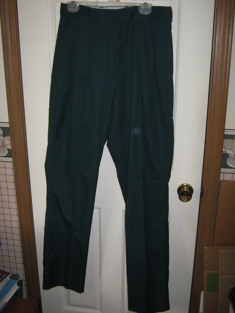 Royal Park Hunter Green School Uniform Pants in Mens/Teen Size 30 — New