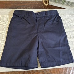 French Toast Boys’ Flat Front Stretch Twill Short. Navy Size 8. Uniform shorts.