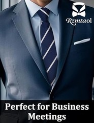 Striped Ties for Men 3.15″ Classic Plaid Pattern Mens Necktie for Navy White