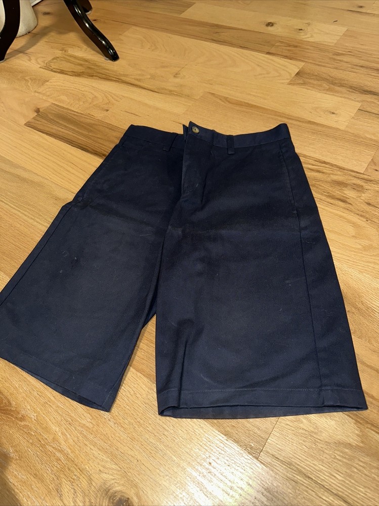 NWOT French Toast Adj Waist Shorts Navy Boys Size 16 School Uniform