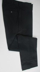 LANDS END Black Plain School Uniforms Chino Pants Boys 14 Inseam 27″ NEW
