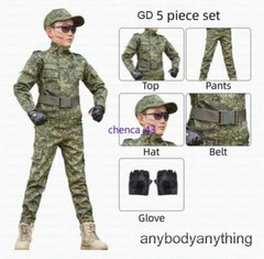 Children’s Spring Autumn Camouflage Suit Special Forces Tactic Training Uniform
