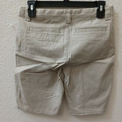 CAT & JACK BOYS Khaki SCHOOL UNIFORM SHORT SZ 14 length 17 1/2
