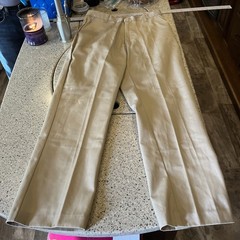 NWT Authentic Galaxy School Uniform Size 18 Boys Beige Pants
