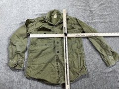 Vintage Boy Scouts Of America Shirt Green Sanforized Uniform 1950s 60s Costume