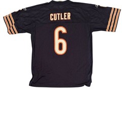Jay Cutler #6 Chicago Bears Youth NFL Jersey Navy Size L