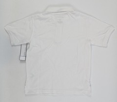 George Boys School Uniform Polo Shirts White Short Sleeve Size S 6-7 Set of 3