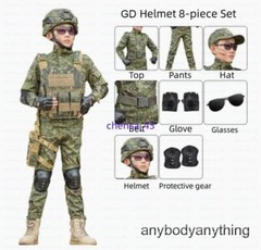 Children’s Spring Autumn Camouflage Suit Special Forces Tactic Training Uniform