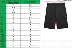 Boys Flat Front Twill Chino School Uniform Shorts Big Boys Little Boys Free Ship
