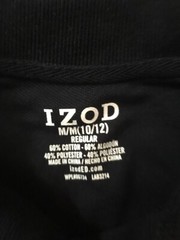  Izod Boys Navy blue Long sleeve polo   Size M(10/12)