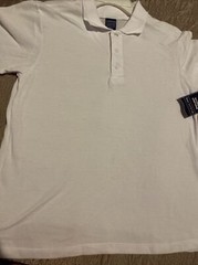 CAMBRIDGE CLASSICS kids White polo school uniform L (12/14)