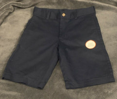 BOYS SIZE 18 WONDER NATION SCHOOL UNIFORM SHORTS NAVY BLUE