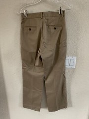 Class Club Flat Front Khaki Pants Size 12 NWOT