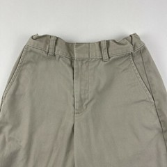 George Shorts School Uniform Boys Size 8 Khaki Elastic Adjustable Waist