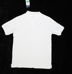 IZOD Approved Schoolwear Shirt Boys 14/16 Large White Uniform Polo Husky Stretch