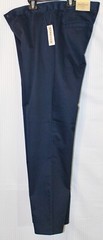 DOCKERS APPROVED SCHOOL WEAR UNIFORM TWILL BOYS PANTS, SIZE 32 HUSKY, NAVY, D40