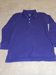 Purple French Toast Uniform Knit Shirt Boys Size 10