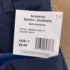 French Toast Boys Size 7 Navy Twill Flat Front School Uniform Shorts 2 Pack NWT