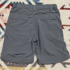 White Sierra Youth Boys Trail Cargo Shorts Gray Size M