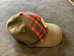 Webelos Boy Cub Scout Fitted M/L Hat Plaid Green G900w