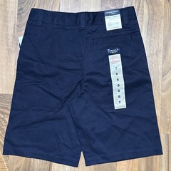 French Toast (Sz6 w22.5) Boy’s Performance Uniform Shorts Adjustable Waist, Navy