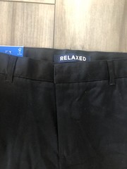 NWT Boy’s French Toast Adjustable Waist Relaxed Fit Twill Pants Black Size 18