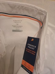 French Toast Boys Crisp White Dress Shirt