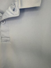 Youth Large Light Blue Chaps Polo Shirt School Uniform